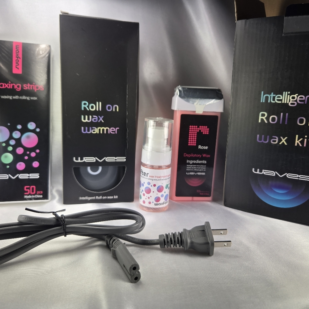 Intelligent Roll on wax Kit Waves for Large Areas Bikini Legs Arms Pits Back